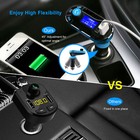 Wireless Car Kit Mp3 Player Fm Transmitter Radio 2 Usb Ports Charger Hands Free