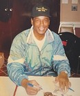 Ernie Banks Signed Ronl Rawlings Official National League Baseball- Coa  cubs 