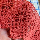 2 Piece At 1 1 Yd Each Vintage 1940s Handmade Bobbin Lace Soft Coral