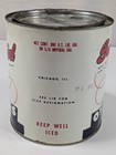 Vintage Sailor Girl Oyster Can 1 Gallon Edwin M Plitt Sons Chicago Nautical Deco