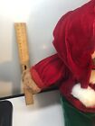 Christmas Bear Brown Plush Dan Dee Snowflake Teddy Red Green Velvet 2017