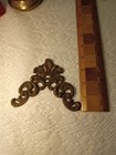 Brass Decorative Trim Antique  Embellishment Circa 1900 Great Patina 