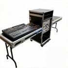 16u Shockproof Mixer Dj Aviation Case-professional Rack Cabinet For Audio Equip 