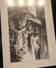  275 Bernie Wrightson Nakatomi Frankenstein  ask Thee To Pardon  Signed Print