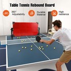 Rebound Board Ping Pong Self-study Exercise Table Tennis Return Trainer 60x33cm