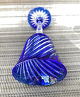 Cobalt Blue Wine Glass  Cristal D arques  valse   Crystal Cut To Clear  H7 75 