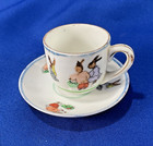 Vtg Child   s Porcelain Lot Abc Creamer Nippon Tea Cup House That Jack Eggcup Dish