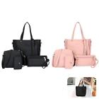 4pcs set Women Handbag Messenger Leather Shoulder Bag Tote Purse Satchel New