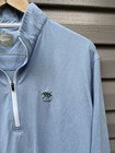 Straight Down X The Creek Jacket Mens Blue  1 4 Zip Performance Large Golf Shirt