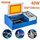Vevor 40w Co2 Laser Engraver Engraving Cutter Cutting Machine Desktop 8x12 