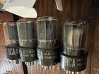 Lot Of 4 Vintage Rca 6sn7 Tubes