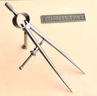 Starrett No 277-6  Spring-type Dividers With Round Legs- 6    Size   Capacity  Usa