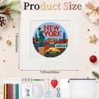 26 Pcs New York 18 Mesh Needlepoint Ornament Kit Beginner