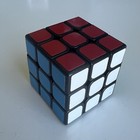 Full Size Speed Cube 3x3x3 Speed Magic Cube Twist Puzzle Black  yj Guanlong  