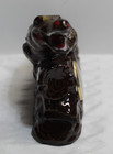 Vintage Florida Alligator Ceramic Thermometer Figurine Japanese Redware Souvenir