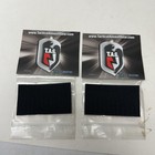 2x Set American Flag Full Color Ir Patch Hook Loop Helmet Plate Carrier Iff Nvg