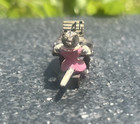 Vintage Austrian Vienna Cold Painted Bronze Figure Of Lady Cat Playing Piano