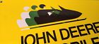 Vintage John Deere Snowmobiles Sign - Shop Sales   Service Porcelain Gas Sign