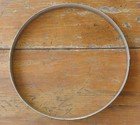 Orig Unbranded 1940 50 s Banjolin 8 Inch Steel  Beveled Inner Edge Tension Hoop