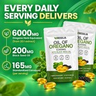 2 Pack Resilia Oil Of Oregano 6000mg With Black Seed Oil Softgels