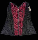 Sexy Black Lace Corset - Vampire Goth Gothic Style - Size Xl  New 