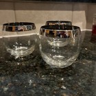 3 Used Glastonbury-lotus  halo Platinum  Roly Poly Glass  3   