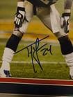 Super Rare Beckett Coa New England Patriots Framed Hof Photo Ty Law Signed Auto
