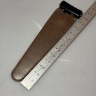 Vintage The Pioneer Co Knapp Sport Saw Short Handle Steel Blade Leather Sheath