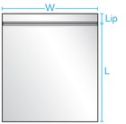 2 x 2  Clear 2 Mil Zip Seal Bags Poly Plastic Reclosable Lock Mini Small Baggies