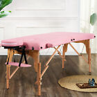 84 l Portable Massage Table Adjustable Facial Spa Bed Tattoo W  Carry Case Pink