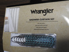 Wrangler Shower Curtain Set 72 X 72 Sketched Desert Shower Curtain  Set  New