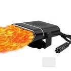 Car Heater 12v 150w  2-in-1 Defroster And Cooler Fan With 360   Swivel Base  