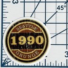 Seattle 1990 Grunge Vinyl Sticker Vintage Retro 90s Alternative Music Rock Decal