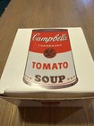 Andy Warhol Campbell s Soup Old Fashion Beverage Glasses  4  Vintage Block Nib