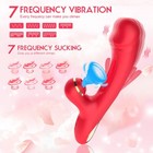 Rabbit Flapping Sucking Dildo G-spot Vibrator Clit Massager Sex Toys For Women