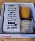 Lot Of 2 Rubber Office   Craft Stamps New Condition Dates And Sayings