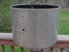 1968 Rogers 14x20 Dayton Holiday Silver Sparkle Bass Drum Shell  W black Paint