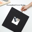 Large Photo Album Self Adhesive Scrapbook Album For 11 x10 6  40pages Black