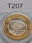 Plaza Hotel And Casino Lake Tahoe  10 Gaming Token  999 Fine Silver Las Vegas 