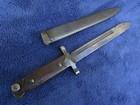 Original Ww2 Italian M1938 Mannlicher Carcano Fixed Folding Bayonet And Scabbard