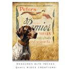 Vintage Peters Shotgun Shell Box Art Print 8x10 Shorthair Hunting Dog Wall Decor