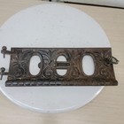 Antique Ornate Cast Iron Stove Vent Door Damper Architectural Salvage