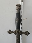 Masonic Knights Templar Ceremonial Sword With Scabbard 36 Inch Vintage 1950s