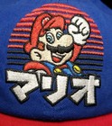 Vintage Looking Nintendo Brand Super Mario Bros Japanese Logo Adjustable Cap hat