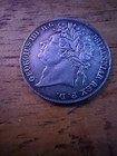 1824 George Iv Silver Groat 4d Great Britain Ef  Original Surfaces