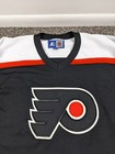 Vintage Philadelphia Flyers John Leclair Jersey Starter Black Mens Large   Xl
