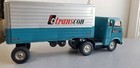 Vintage 1960s Japan 12  Tin Friction Tc Transcon Tractor Trailer O5