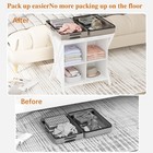 Luggage Rack Folding Suitcase Stand With Storage Space Saving Guest Room