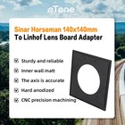 Sinar Horseman 140x140mm To Linhof Technika Wista Chamonix Lens Board Adapter