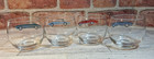 Vtg 1968 1969 Ford Car Low Ball Whisky Glasses 4 Roly Poly Showroom Dealer Set